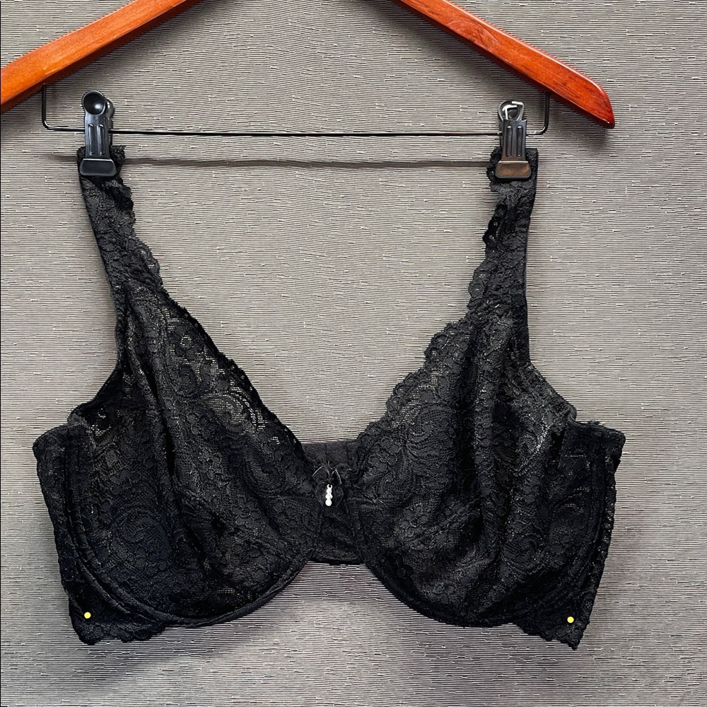 Smart & Sexy Black Lace Underwire Bra